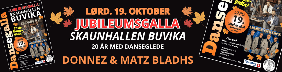 Donnez & Matz Bladhs Skaunhallen Buvika 970×250